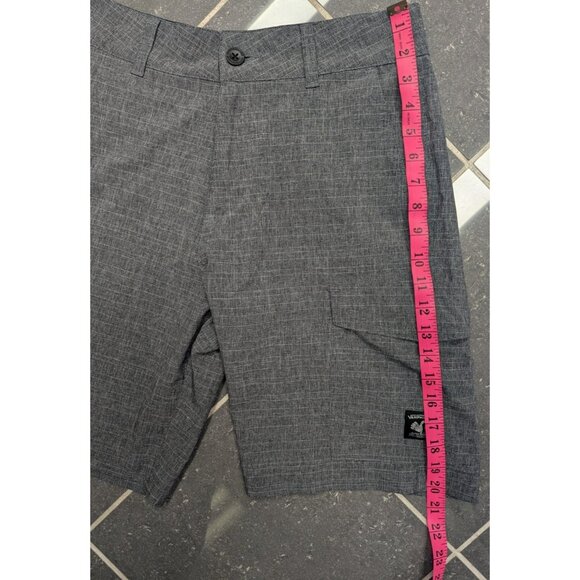 Vans f Hybrid Shorts Mens Size 30 Gray Stretch Boardwalk Dry Quickly - Picture 9 of 10
